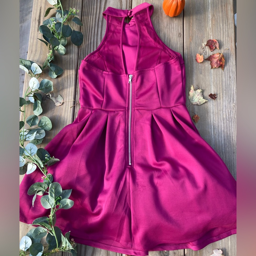 Cranberry Party Dress